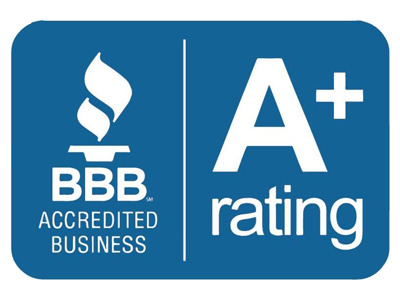BBB accredited business A+ logo